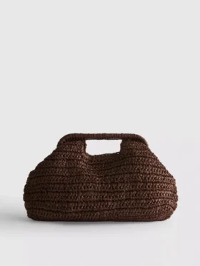 Υφασμένη τσάντα clutch